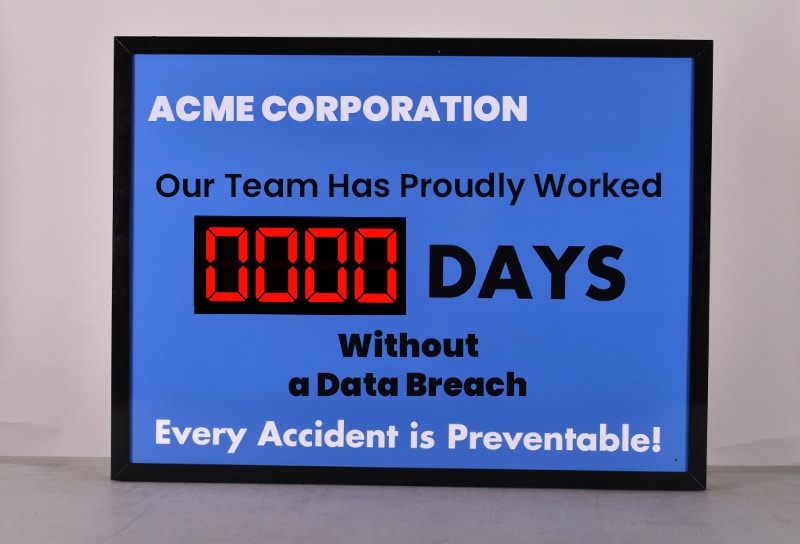 days since breach