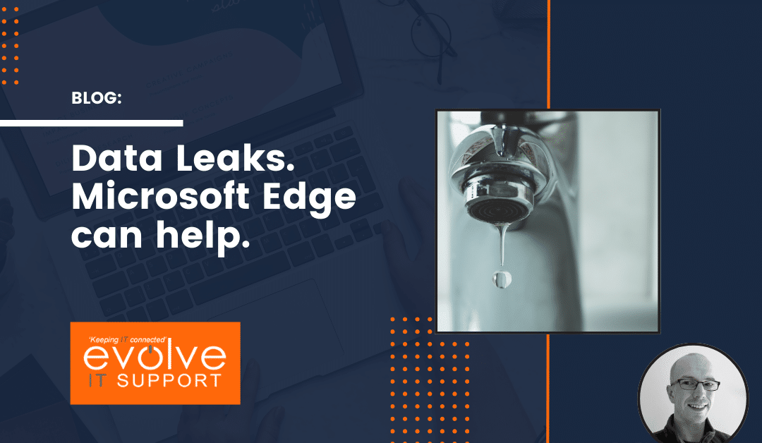 data leak blog title with dripping tap