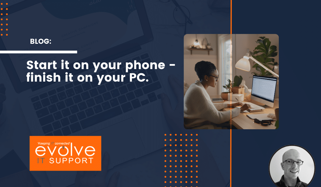 blog header image start on you phone finish on pc