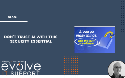 Don’t trust AI with this security essential
